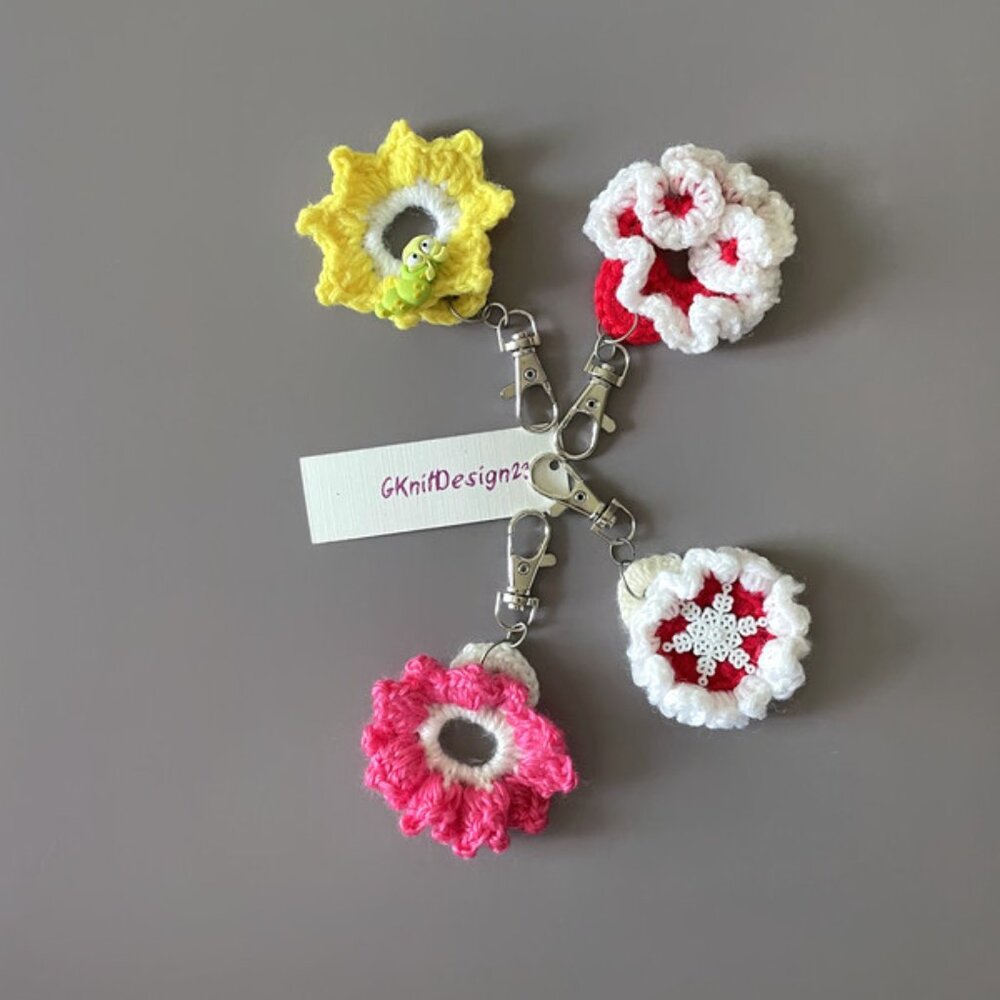 Handmade key chain, backpack charms